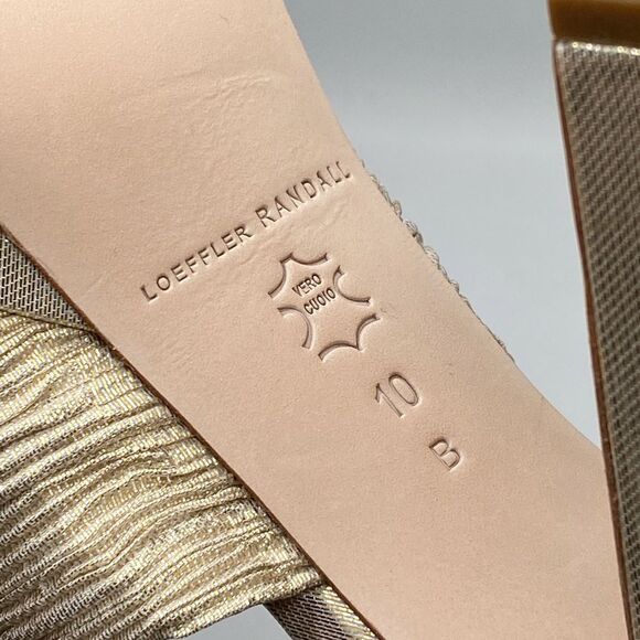 Loeffler Randall Natalia Pleated Platform Sandals size 10 - Picture 13 of 13